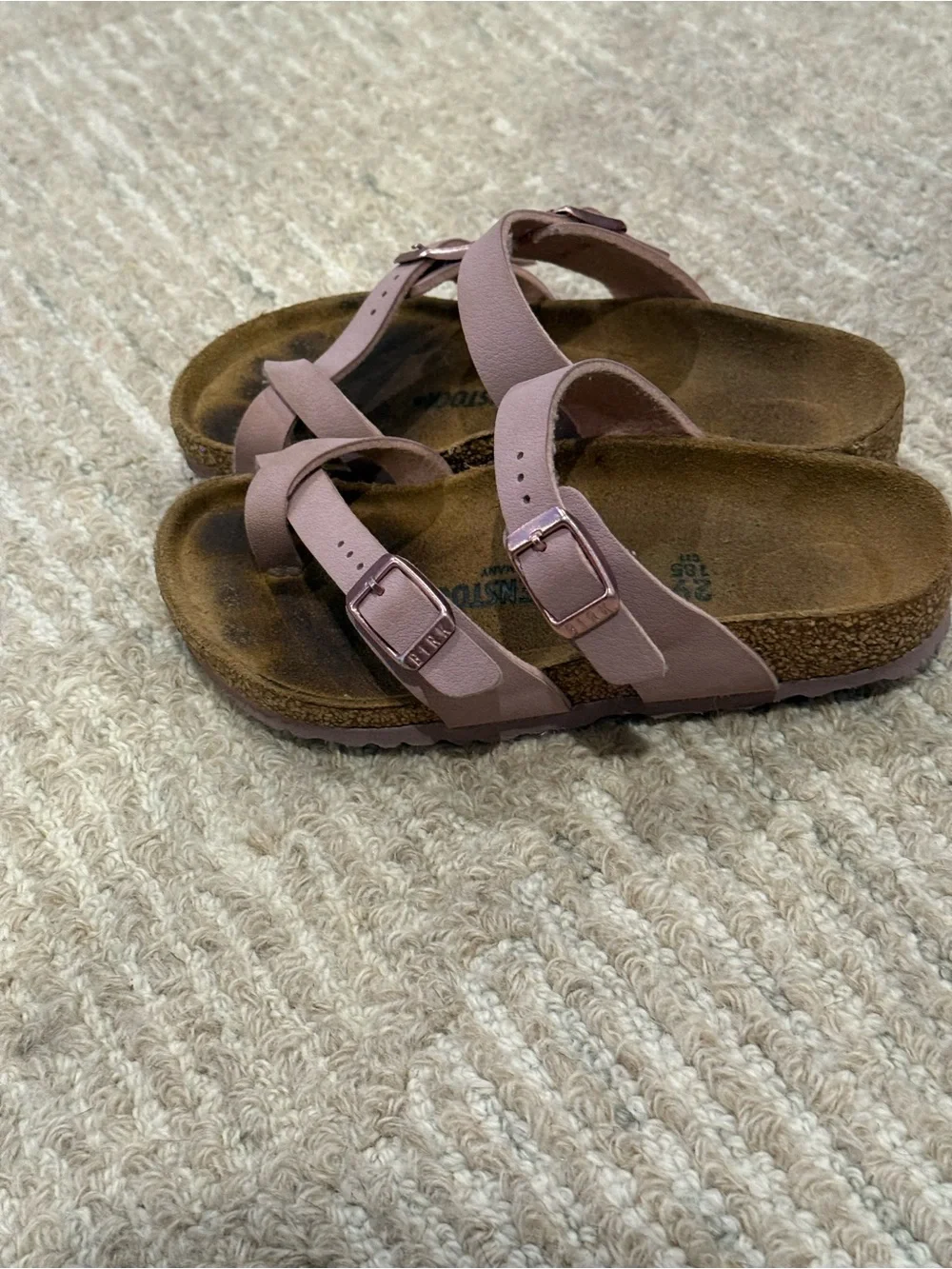 Birkenstock Pink Strappy Kids' Sandals with Buckles